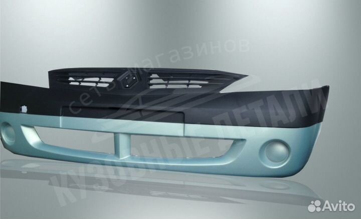 Бампер Renault Логан Фаза 1 любой цвет