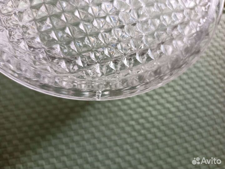 Вазочка, сахарница, конфетница хрустальная