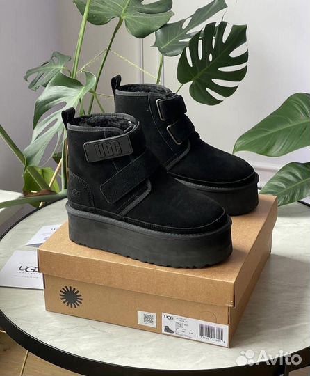 Ugg Neumel Platform Buckle Black