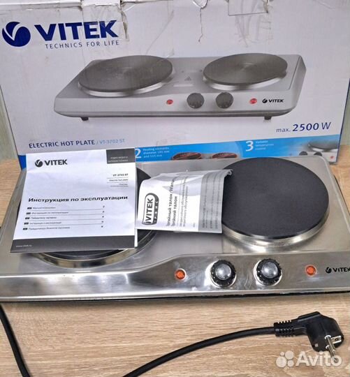 Плитка электрическая настольная Vitek vt-3702 st