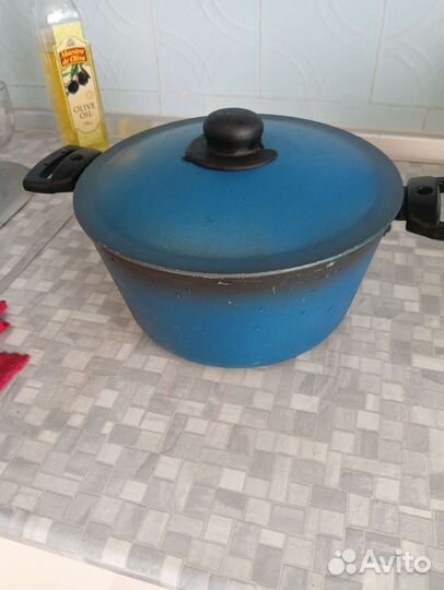 Кастрюля алюминиевая бу