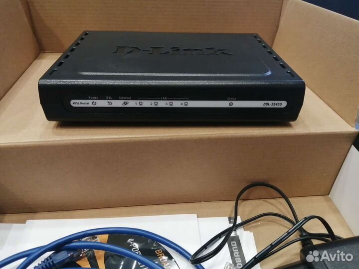 Маршрутизатор D-link DSL-2540U