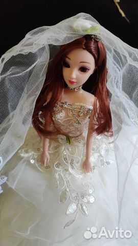 Кукла невеста,свадьба,игрушка,аксессуар на свадьбу