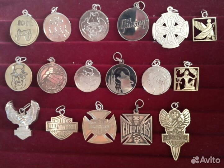 Серебряные украшения-Байк-рок атрибутика