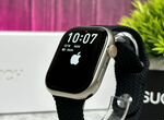 Apple watch 8/9 45mm с яблочком на экране