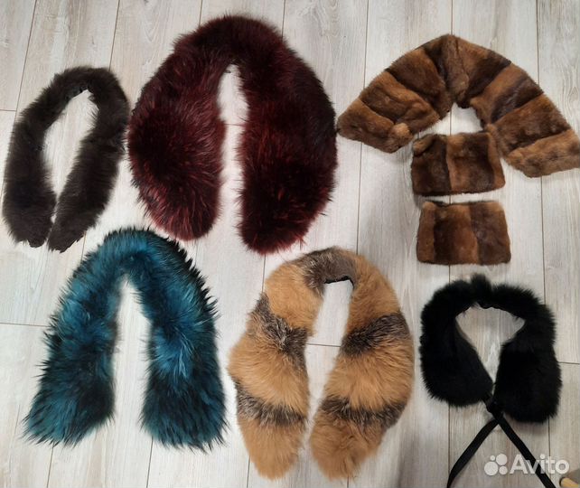 Воротник и манжеты нат. мех