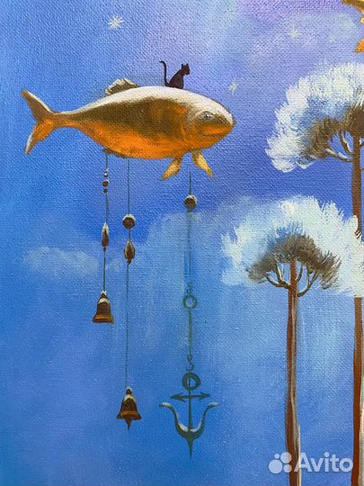 Картина маслом на холсте большая