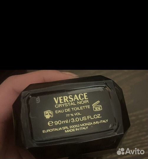 Versace crystal noir 90ml