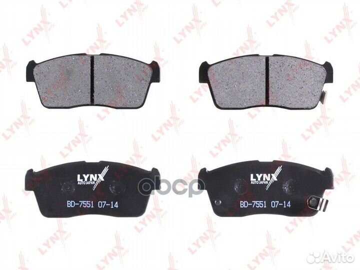 Колодки тормозные дисковые перед BD7551 LYN