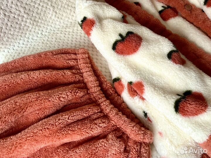 Пижама плюшевая женская