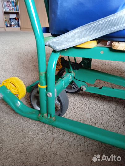 Детские санки Ника с большими колесами