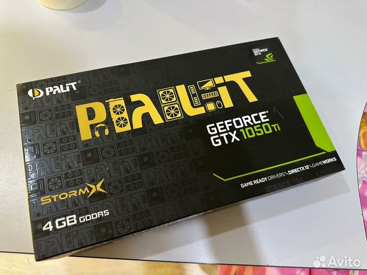 Видеокарта gtx 1050 ti palit