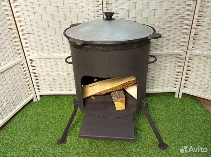 Печь для казана 8 литров разборная
