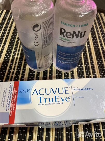 Линзы контактные acuvue tryEye + раствор ReNu