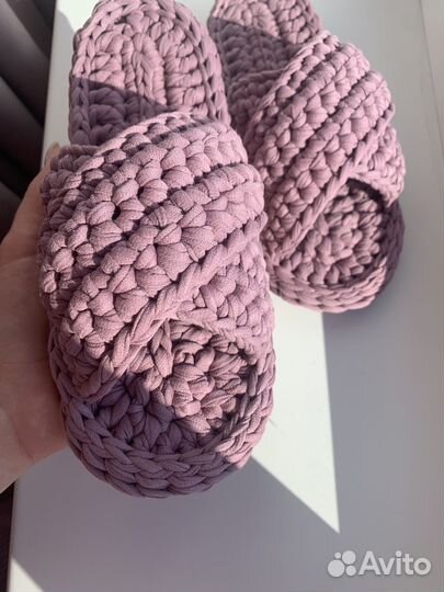 Трикотажные тапочки