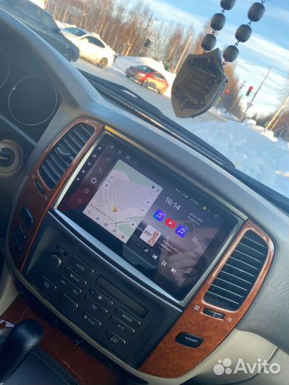 Магнитола Toyota land cruiser 100