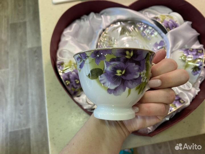 Сервиз чайный/ кофейный (фарфор)