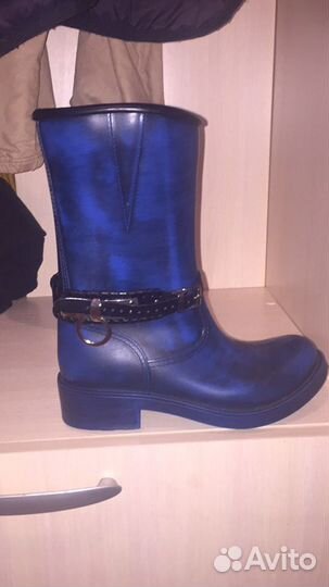 Сапоги fabi резиновые внутри кожа
