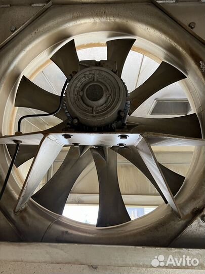 Вентилятор 800 мм осевой из алюминия