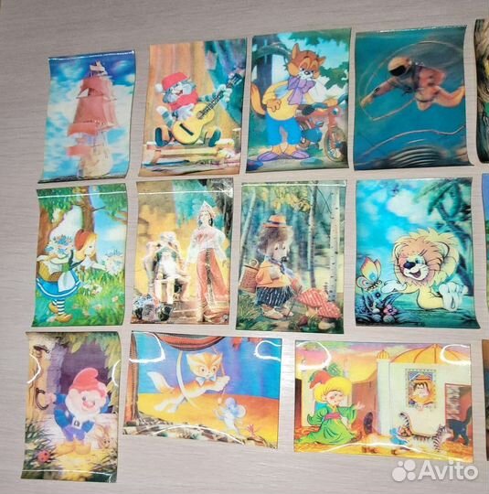 Календари стерео/переливные 1987-1990 гг