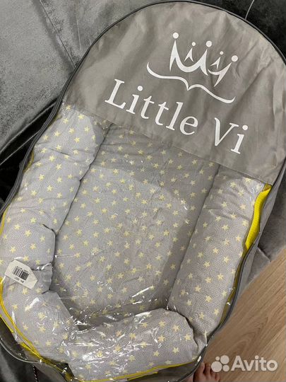 Кокон гнездо Little Vi Серые звезды