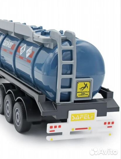 Машинка Металлическая Фура бензовоз