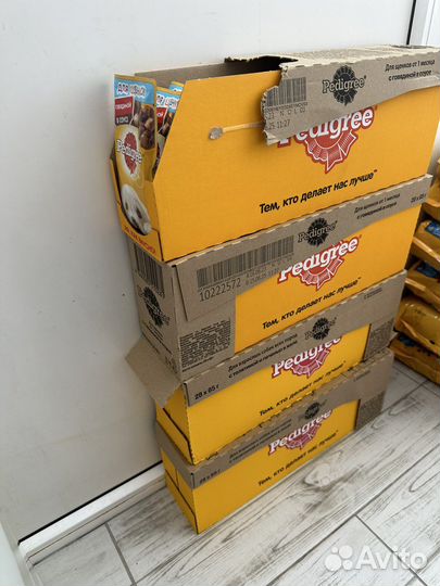 Корм влажный pedigree для собак