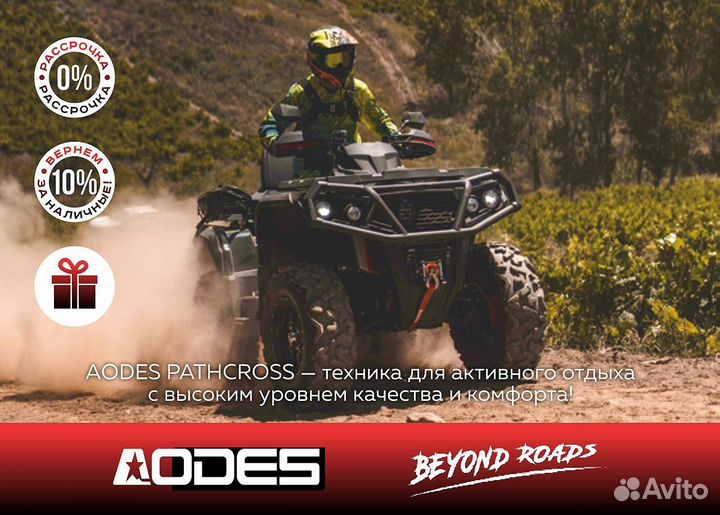 Квадроцикл aodes Pathcross ATV1000S MUD PRO EPS XE