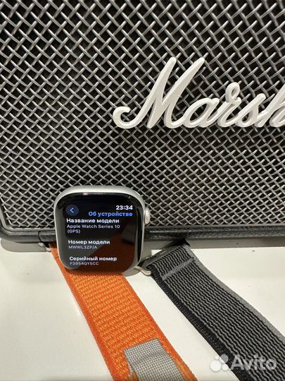 Apple Watch 10 46mm Silver АКБ 100%