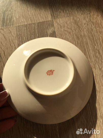 Кофейная пара лфз костяной фарфор