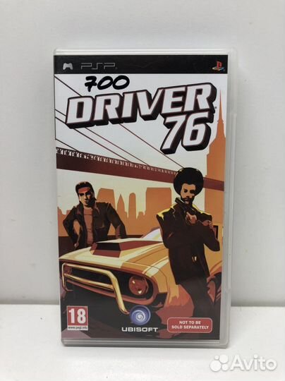 Диск Driver 76 на PSP