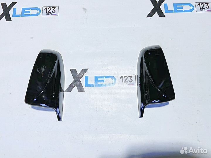 Комплект накладок на зеркала BMW X5 E70 глянец
