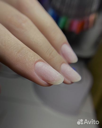 Маникюр с наращиванием