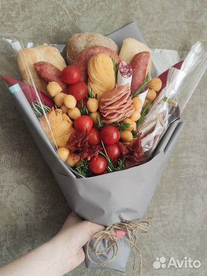 Съедобные Букеты из колбас и сыров