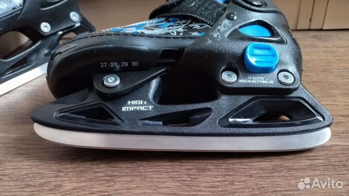 Коньки детские раздвижные р. 27-30