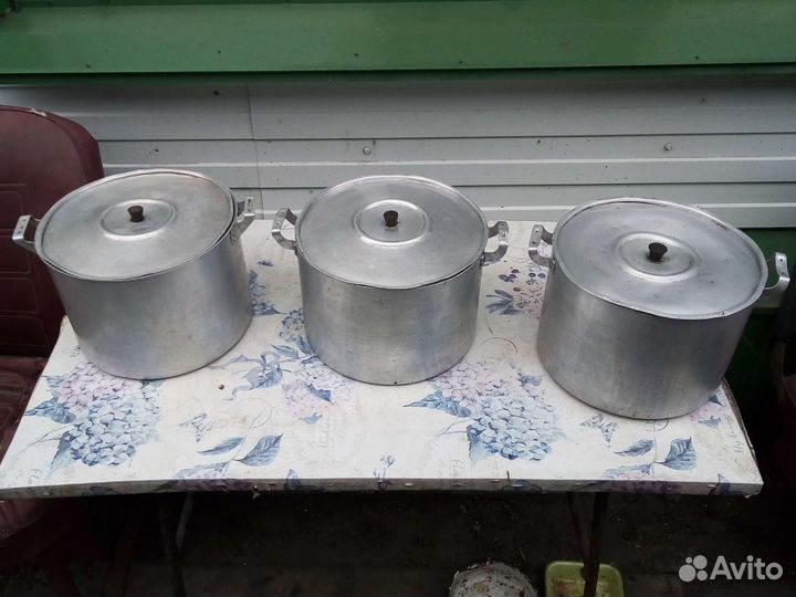 Кастрюля алюминиевая 10 литров