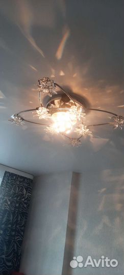 Люстра потолочная светодиодная с пультом