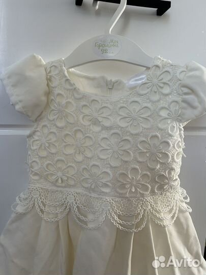 Нарядное платье для девочки 86-92