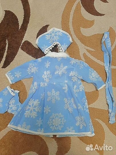 Костюм Снегурочки размер 74-80