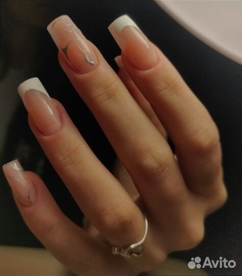 Наращивание ногтей, крейзи дизайн