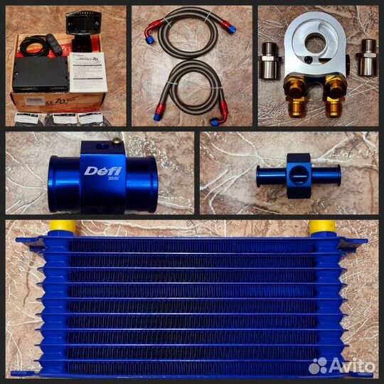 Defi ZD Маслокулер проставки шланги AN10
