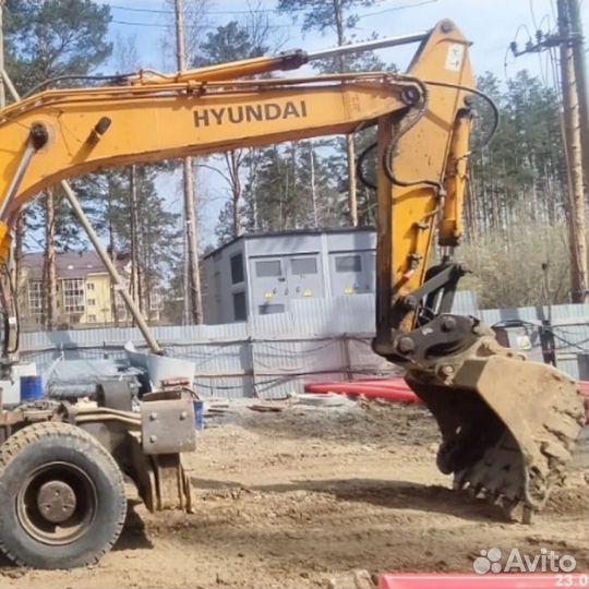 Колёсный экскаватор Hyundai ROBEX 170W-7, 2011