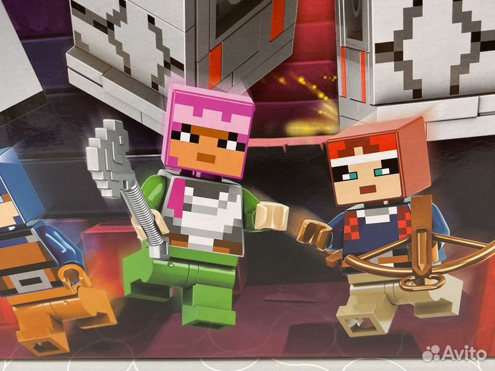 Lego minecraft Битва за красную пыль аналог