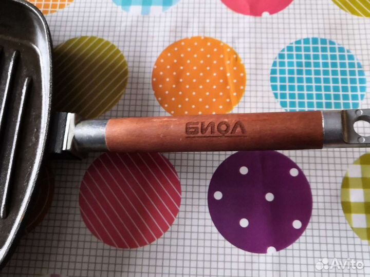 Чугунная сковорода гриль