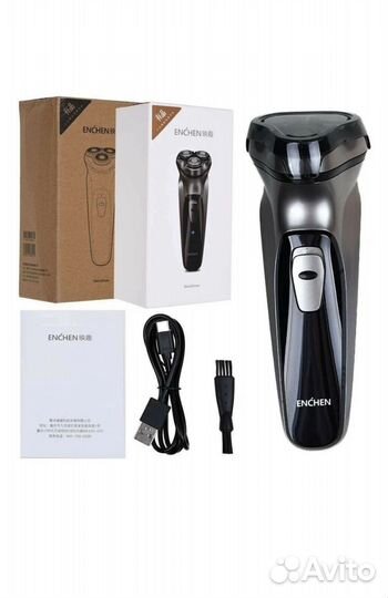 Электробритва Xiaomi Enchen BlackStone, серо-черн