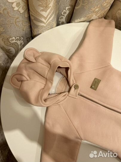 Комбенизон для девочки на флисе