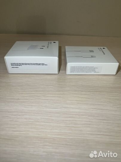 Оригинальная зарядка на iPhone адаптер+кабель