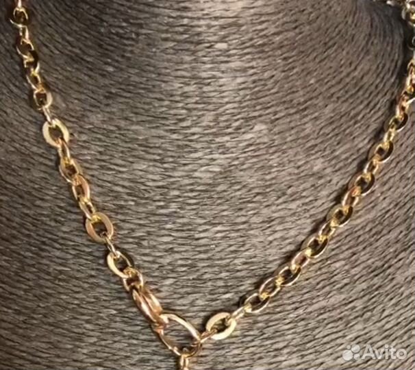 Цепь колье бижутерия 50 см