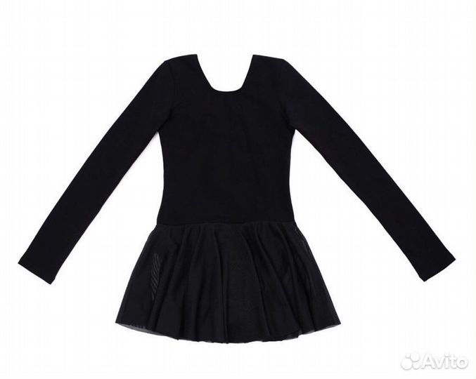 Купальники гимнастические. Чёрный и розовый