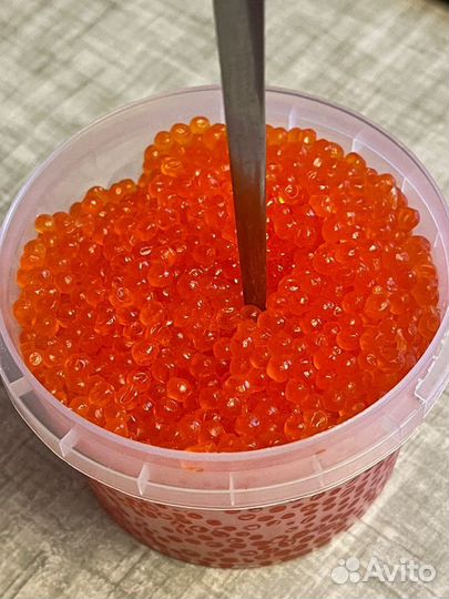 Красная икра форели